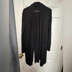 a.n.a Black Women's Open Front Cardigan